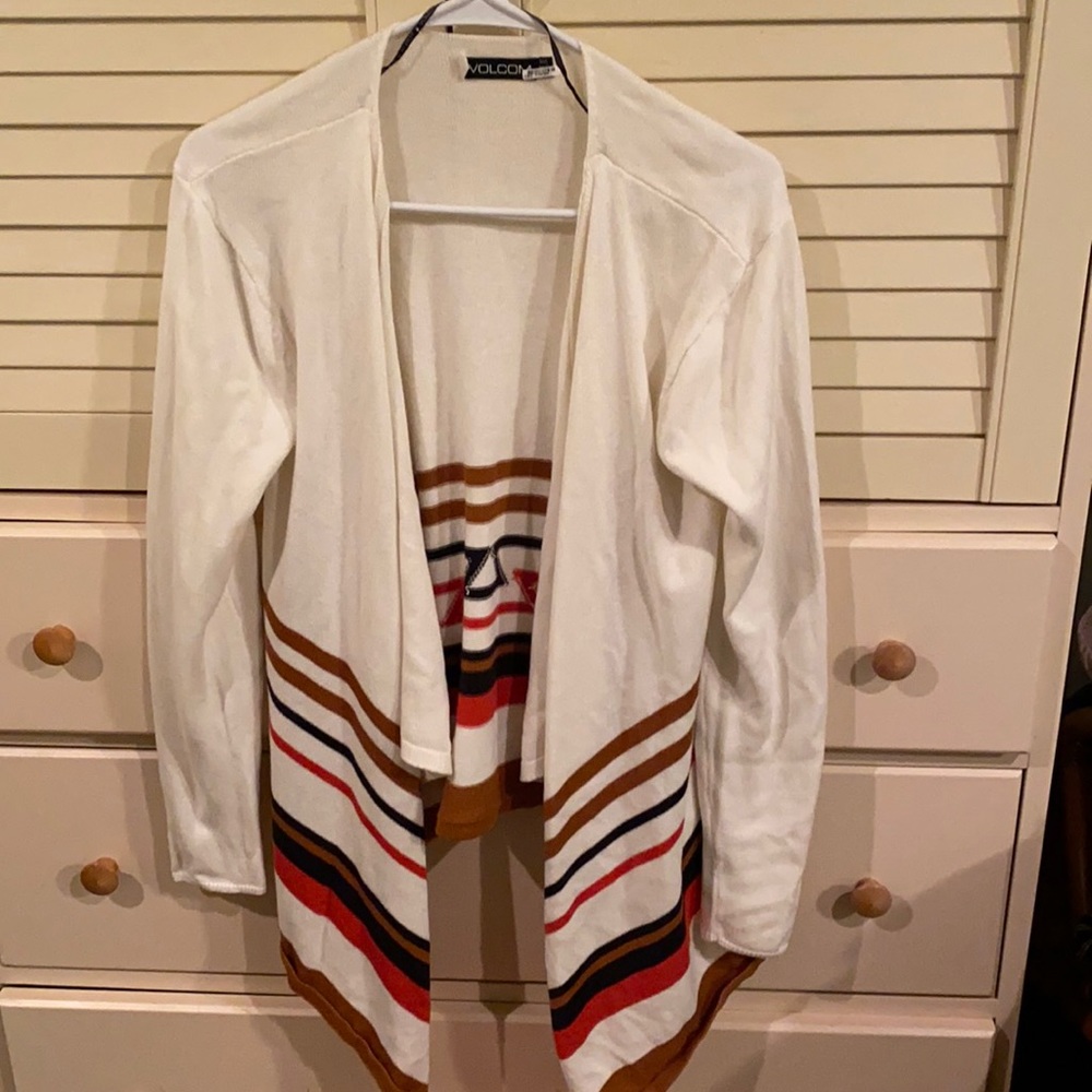 Volcom multi colored sweater